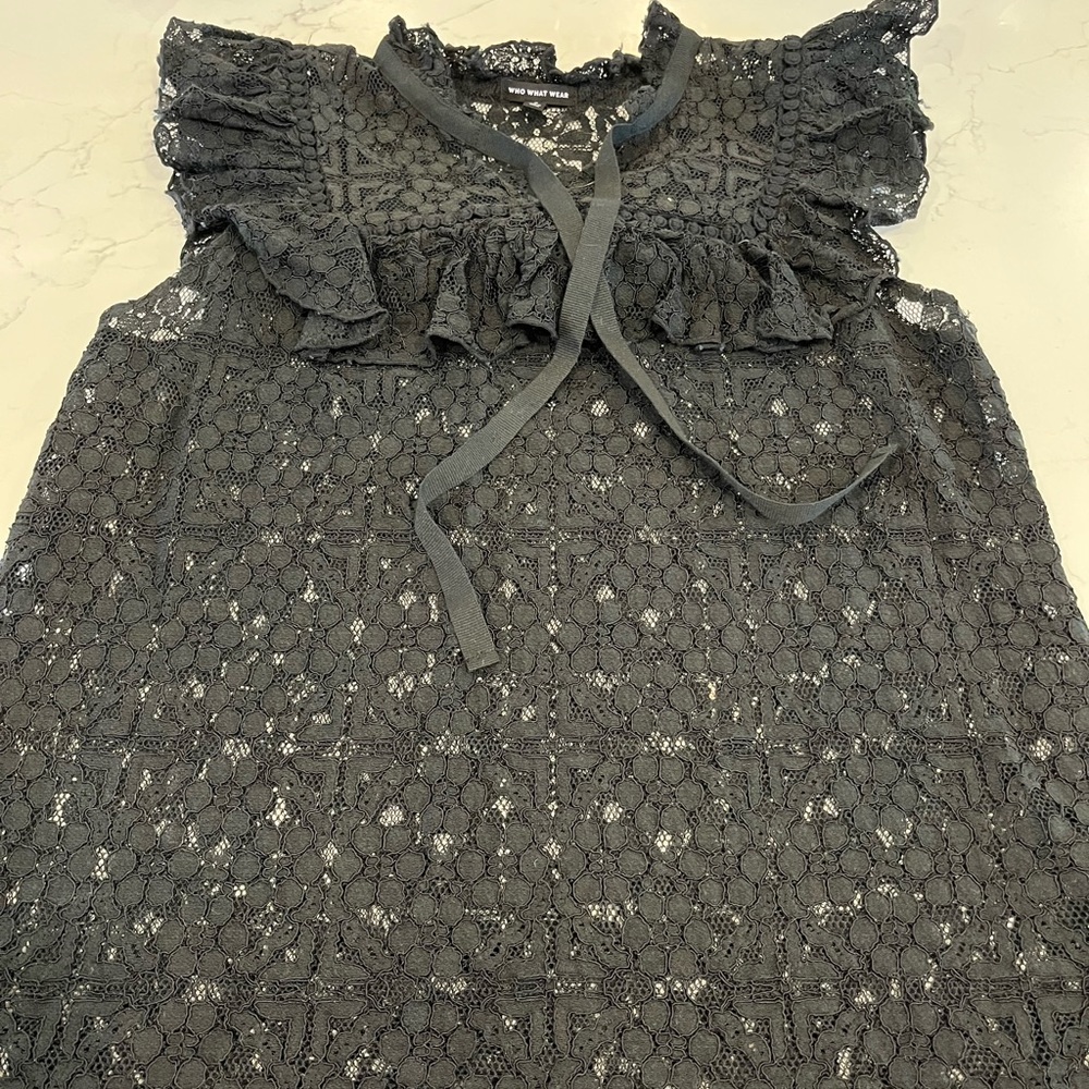 Black Lace Top